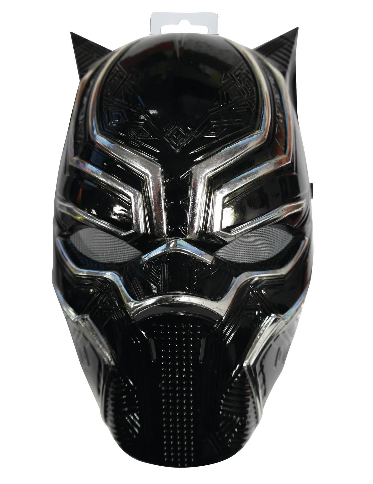 Prednji prikaz polumaski Black Panther za dijete