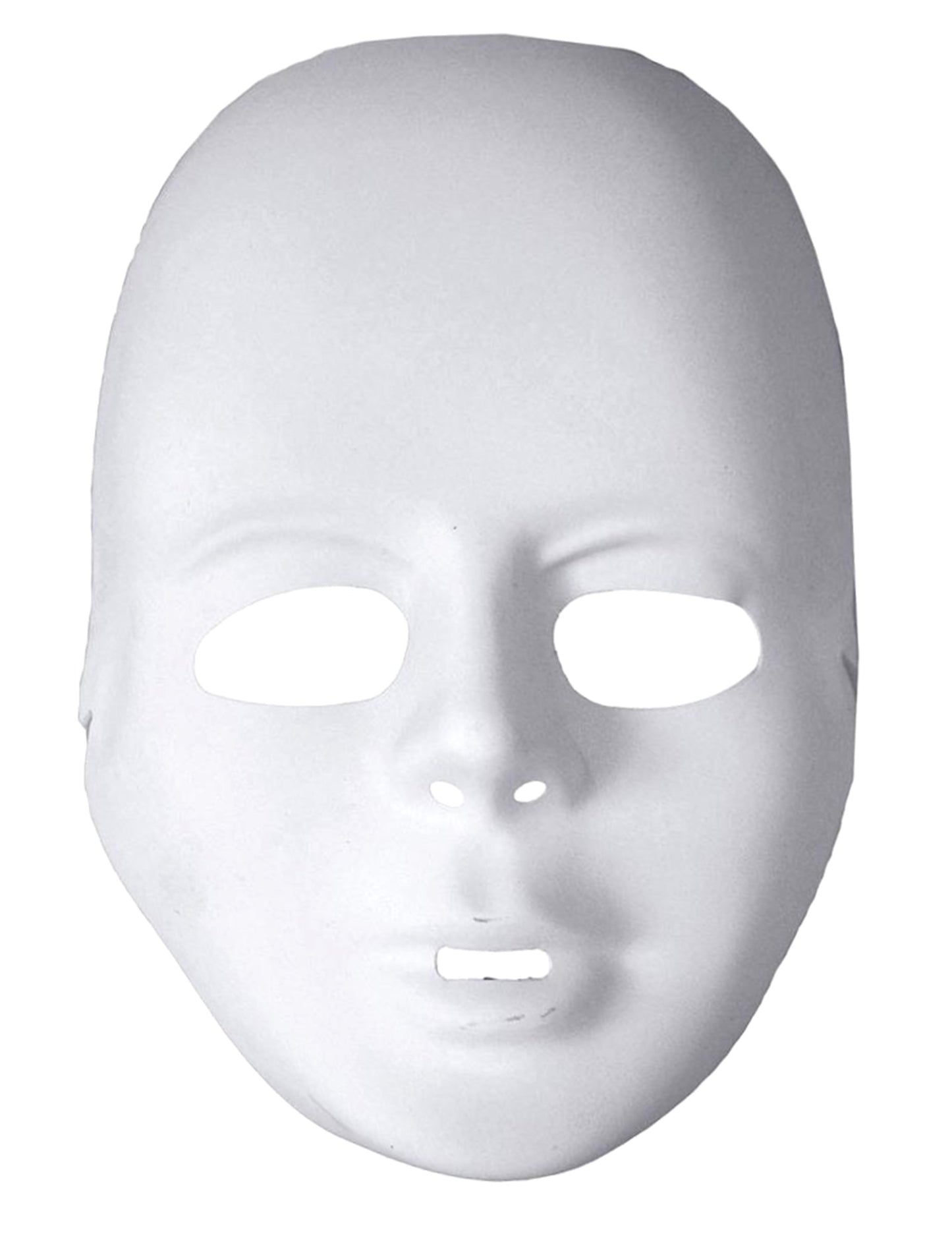Bijela plastična maska