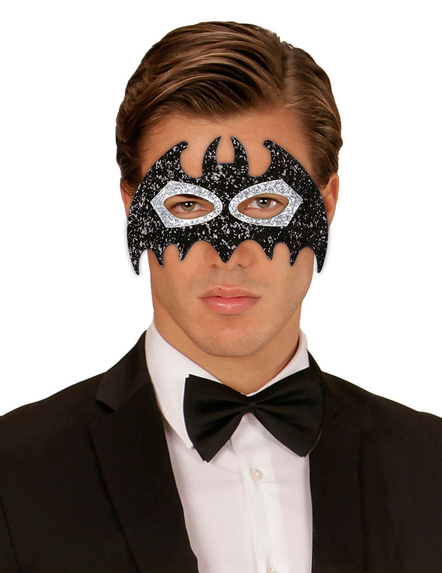 Sjajna maska ćelava miša crna i odrasla siva siva