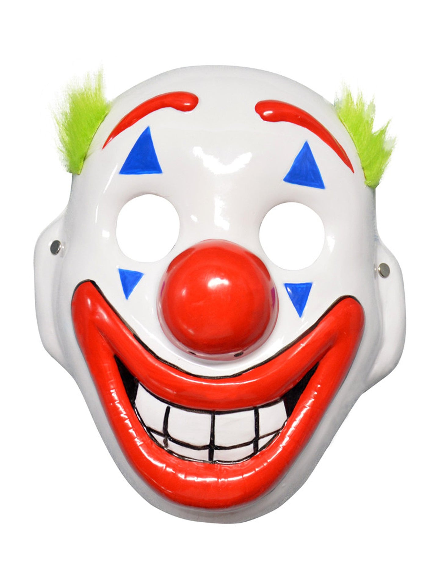 Luda maska klauna s odraslim vodstvom