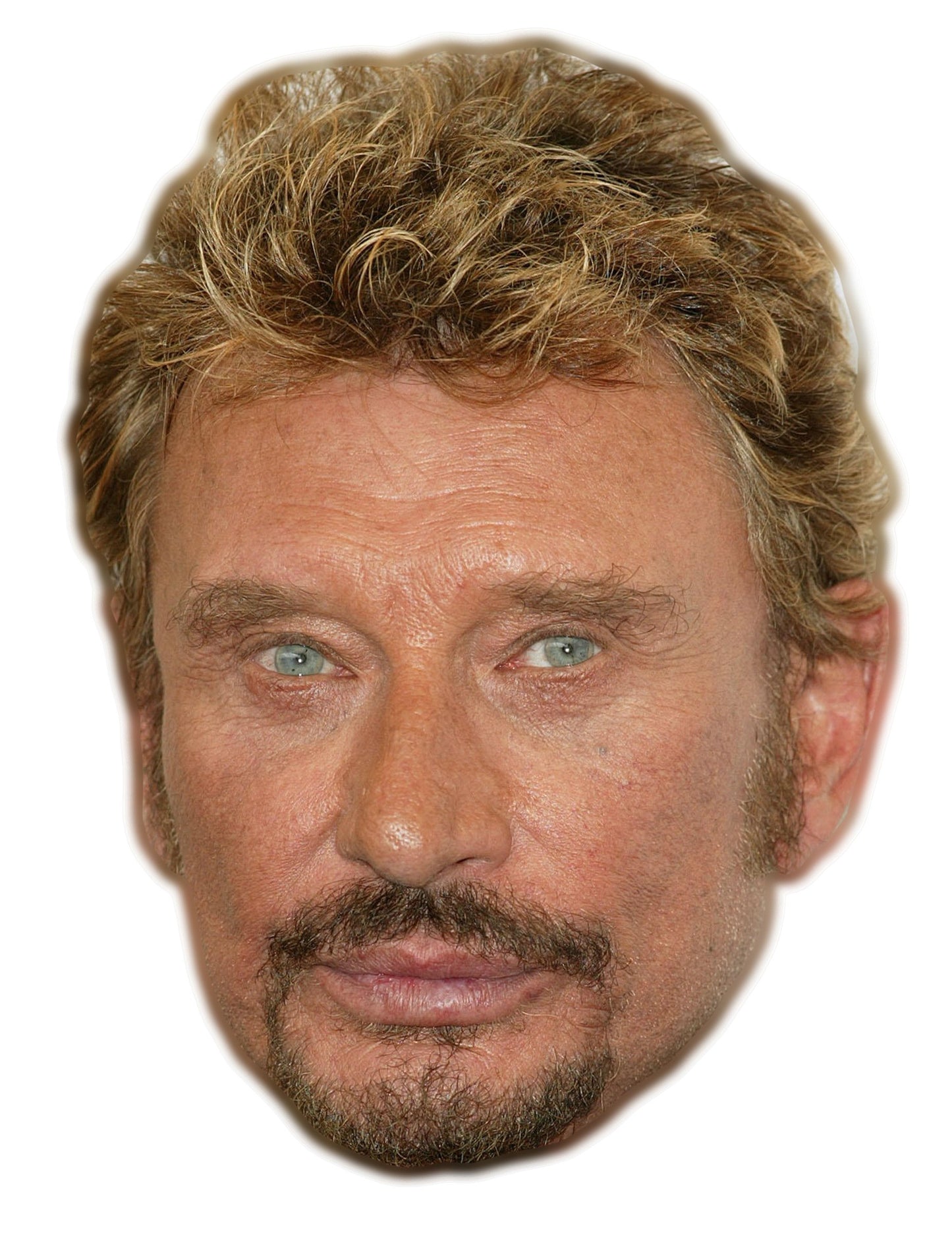 Kartonska maska Johnny Halliday