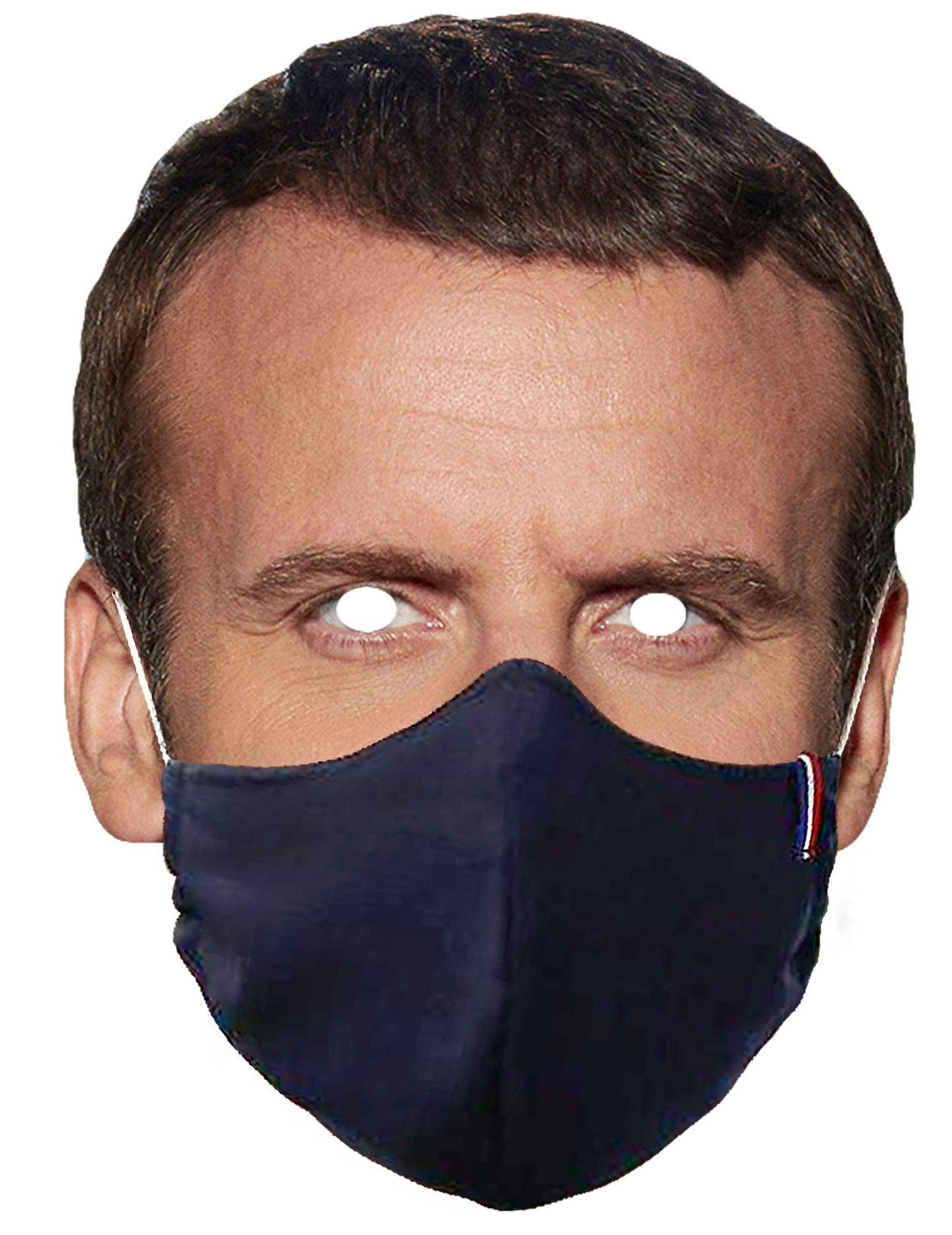 Predsjednička kartonska maska koja nosi masku