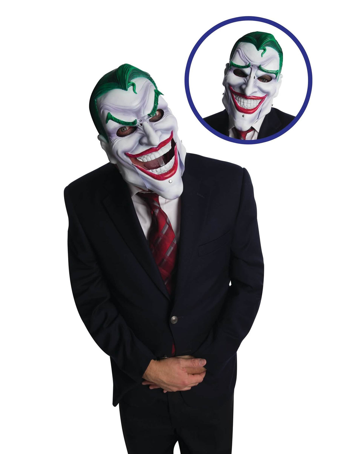 Detalj pomične čeljusti luksuzne zglobne maske Joker