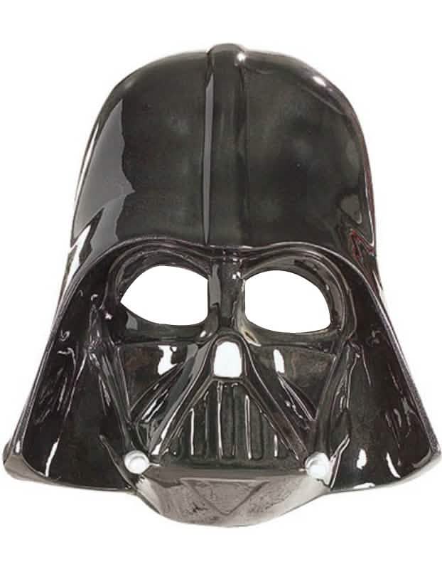 Maska Dark Vador Star Wars za dijete crna sjajna