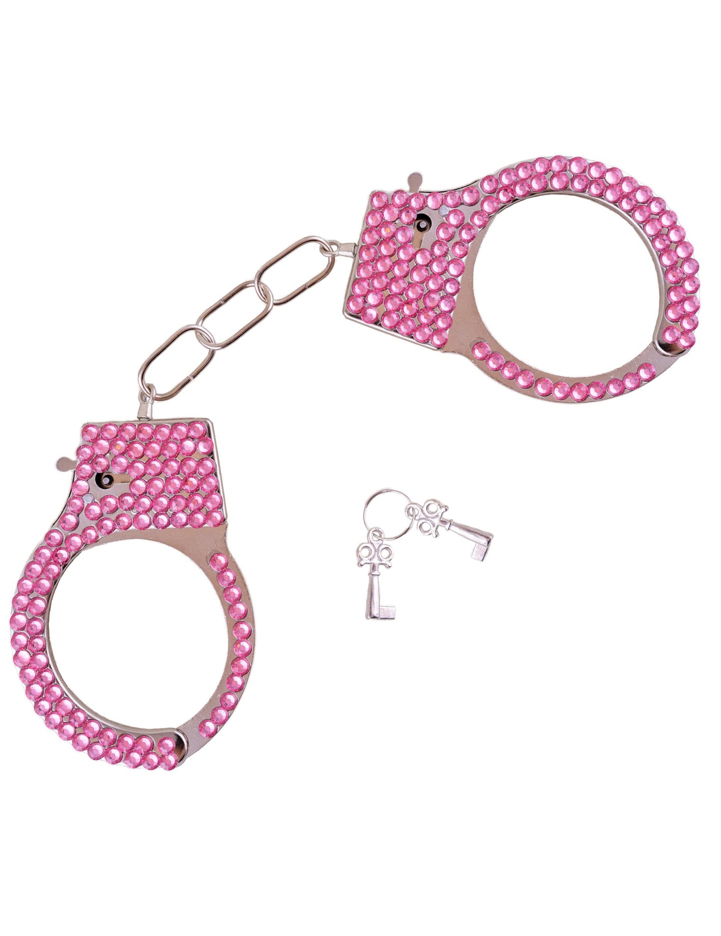 Policijska ručka za odrasle ružičaste rhinestone