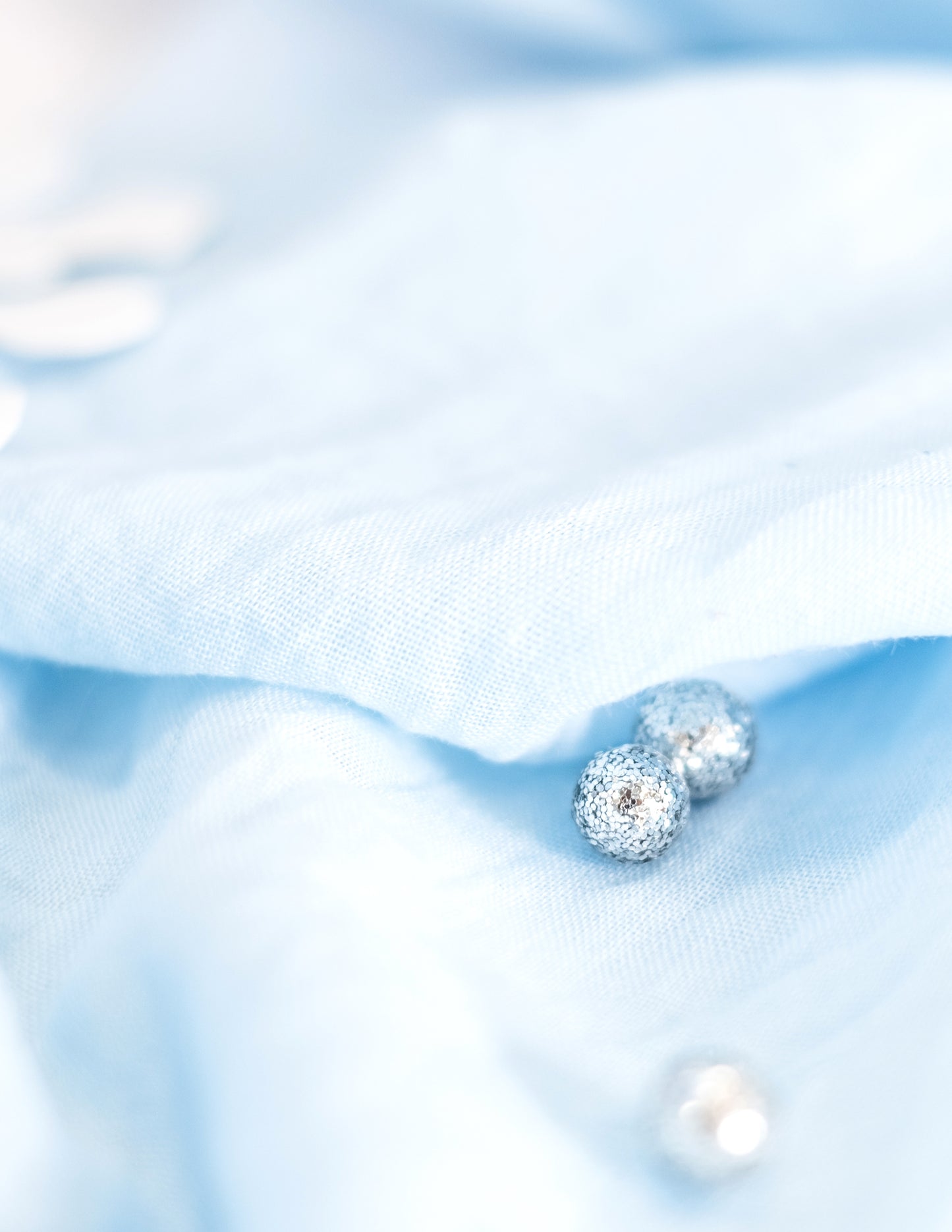 Mini srebrni sjaj kuglice 8 mm 10 gr