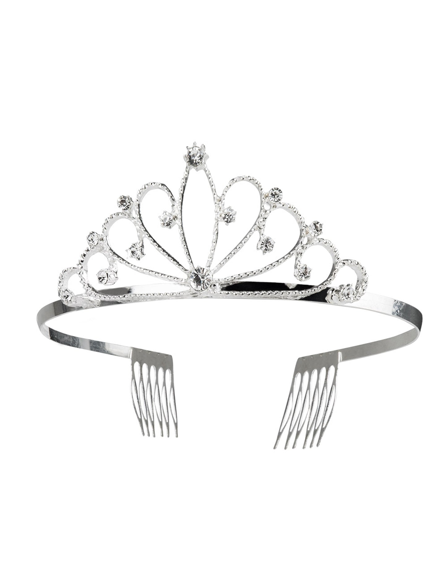 Mini srebrna kruna žena