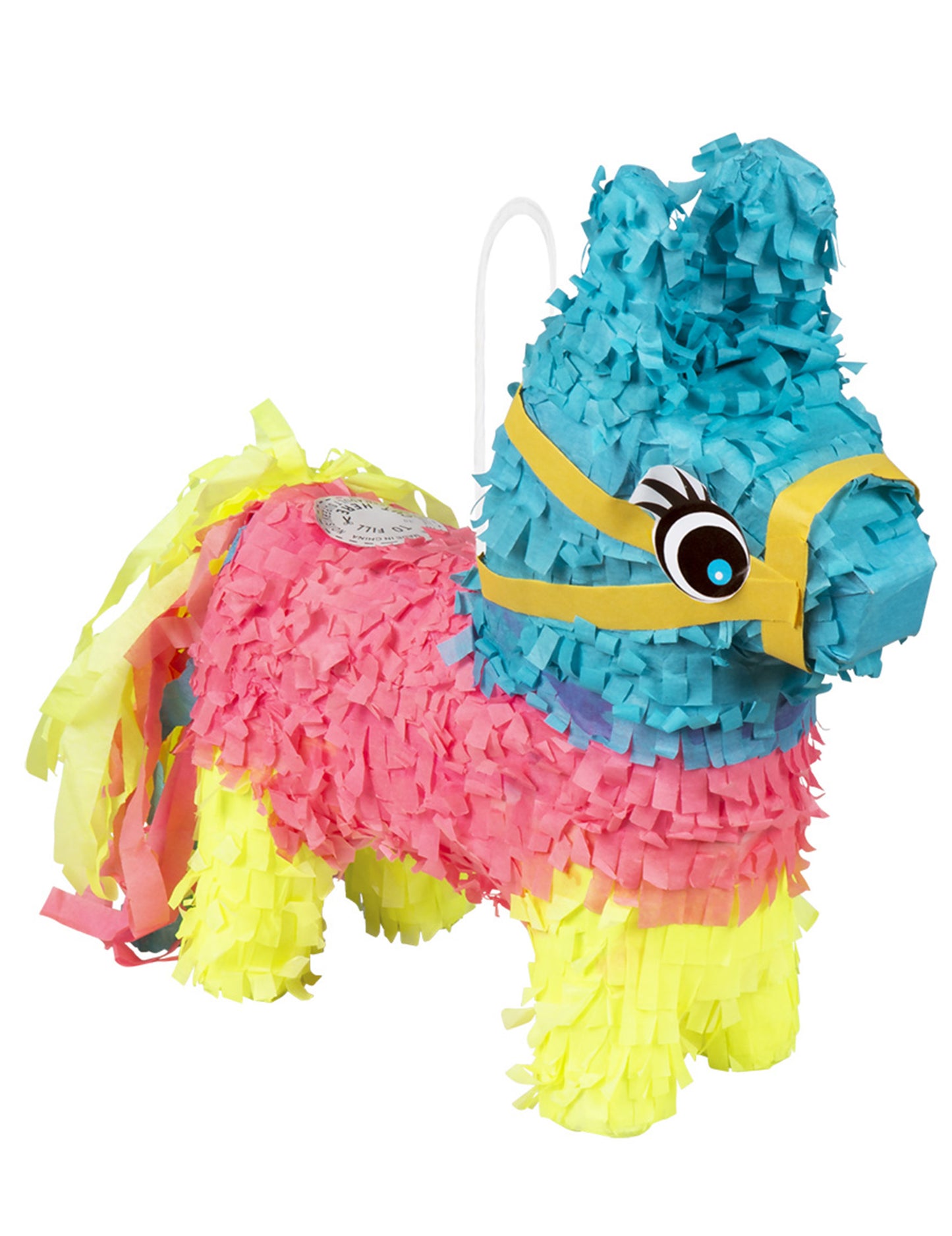 Mini Piñata raznobojni magarac 20 x 18 cm
