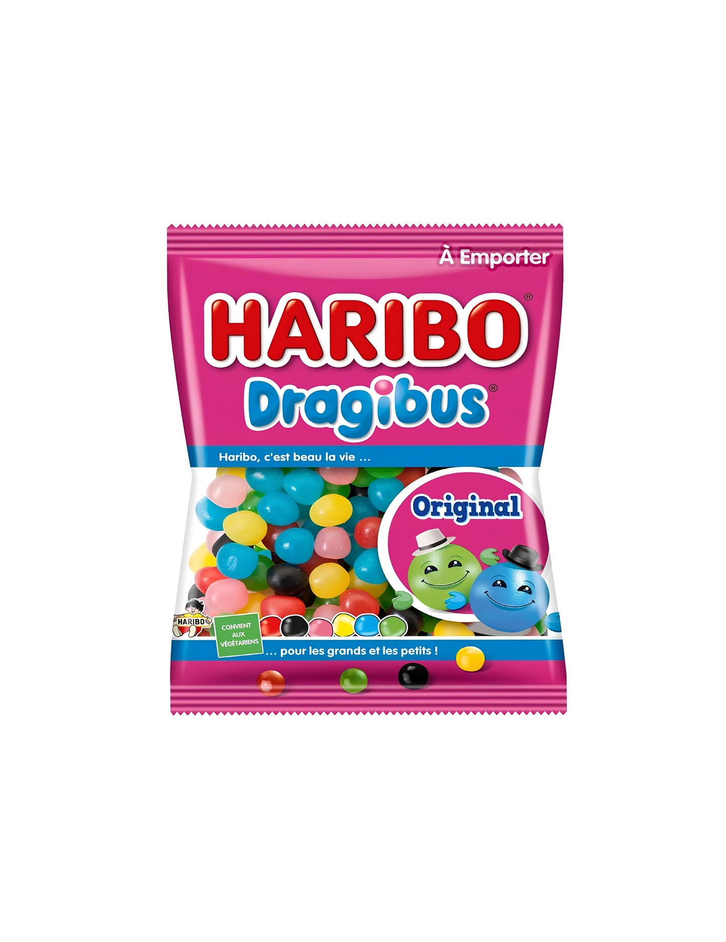 Mini vrećica slatkiša Dragibus Haribo za djecu u raznim bojama