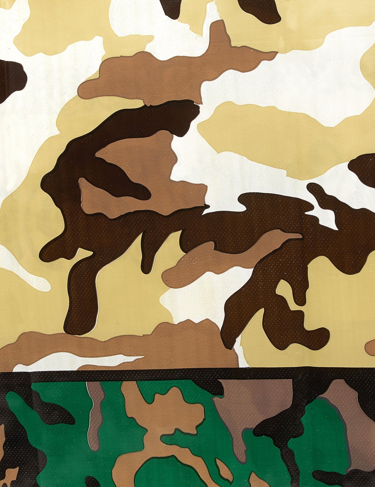 Plastični stolnjak u vojnom stilu s kamuflažnim uzorkom, 137 x 213 cm cm