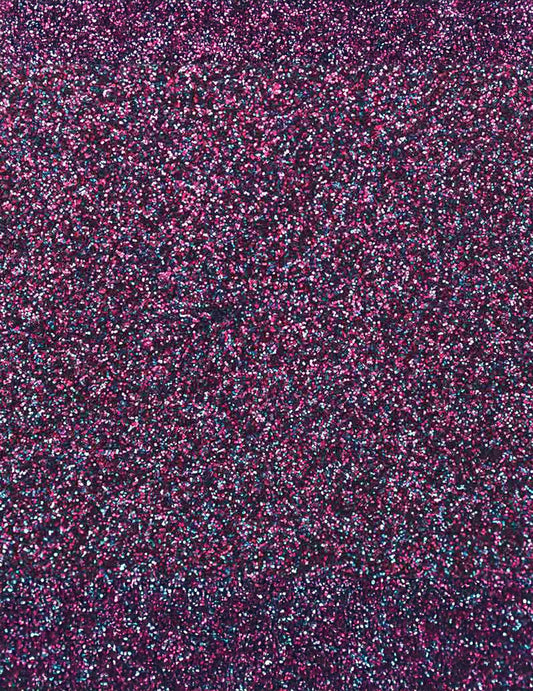 Gros plan sur la texture des paillettes biodégradables Supernova