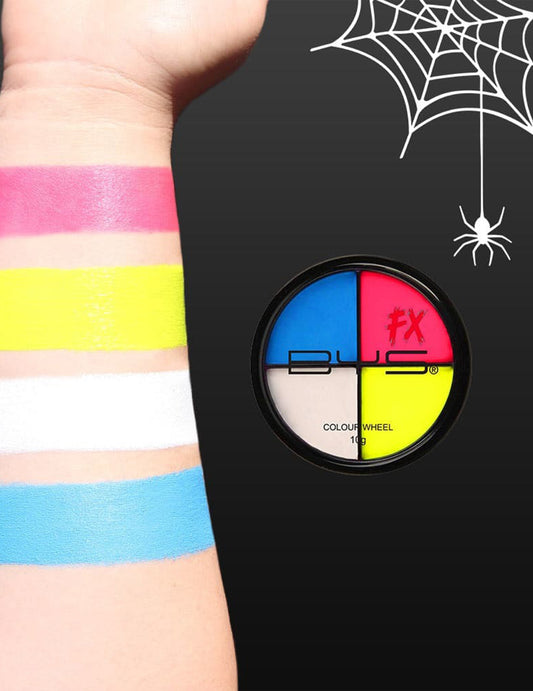 Paleta šminke 4 neon boje 10 g