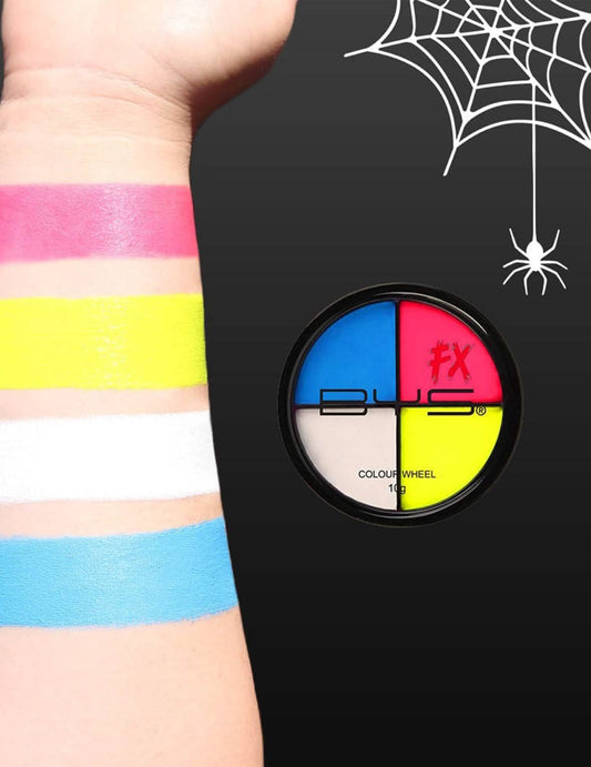 Paleta šminke 4 neon boje 10 g
