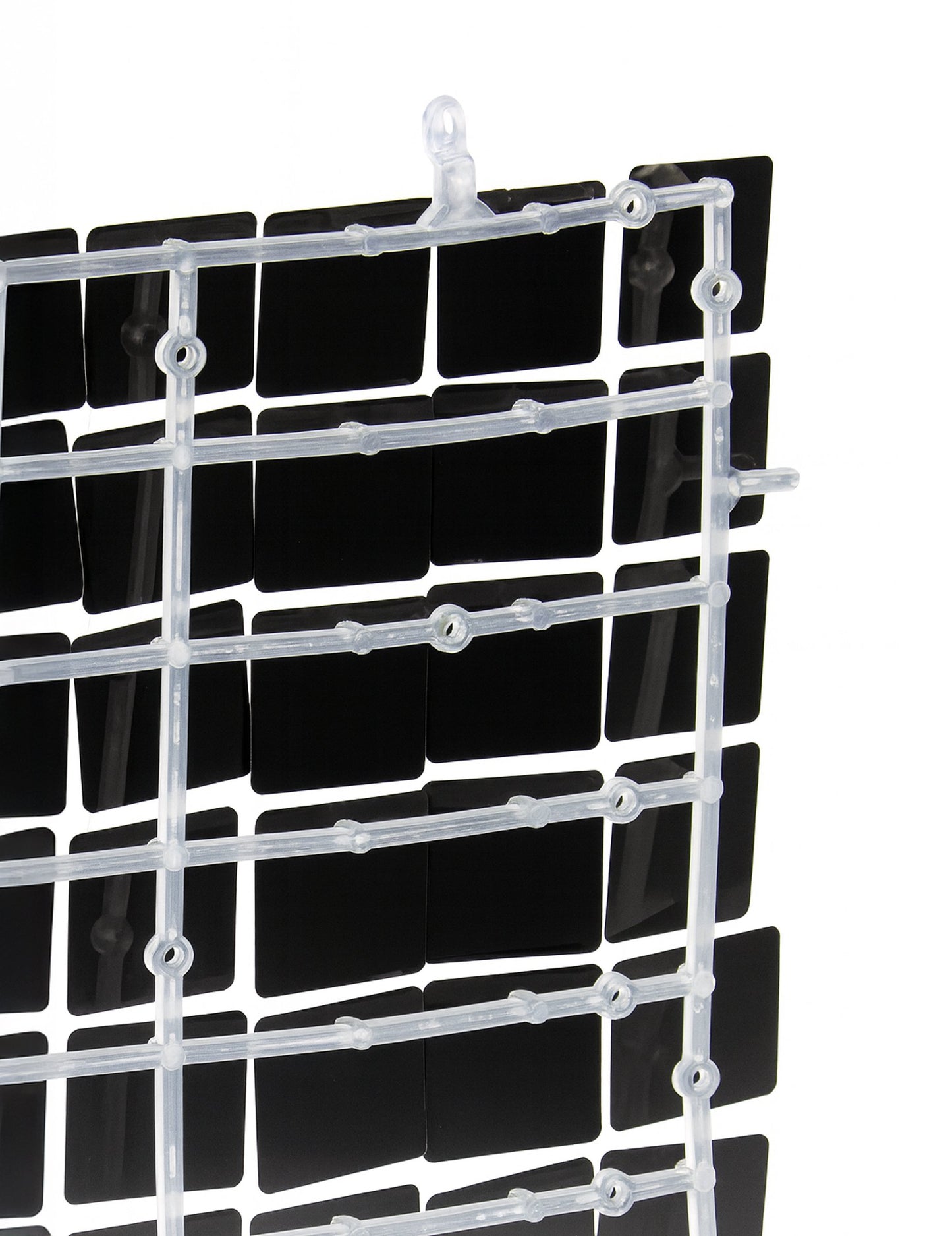 Sjajna crna pozadinska ploča 30 x 30 cm