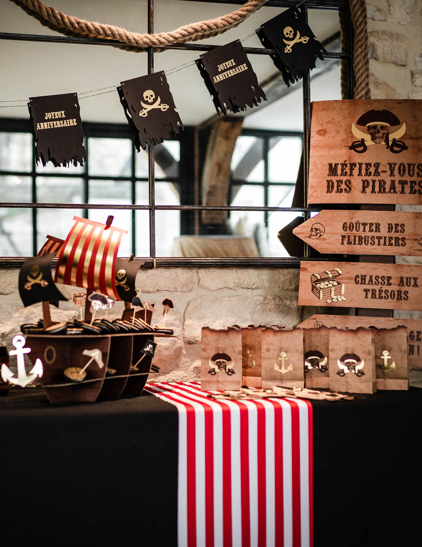 Smjera strelica Pirate Kraft 75 x 40 cm