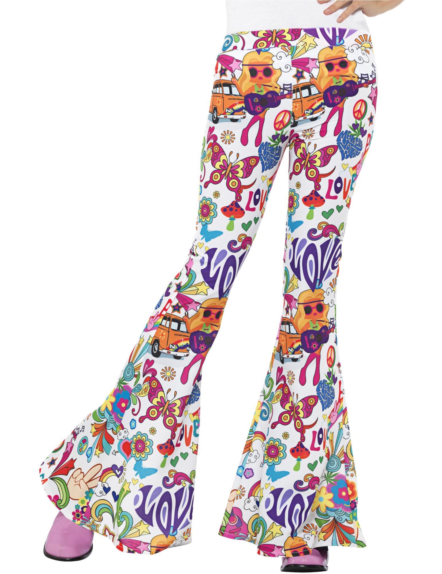 Hipi hlače 60 -ih žena