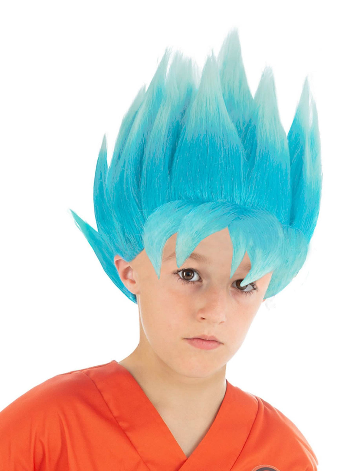 Plava perika Goku Saiyan Super Dragon ball™ za dijete s šiljcima