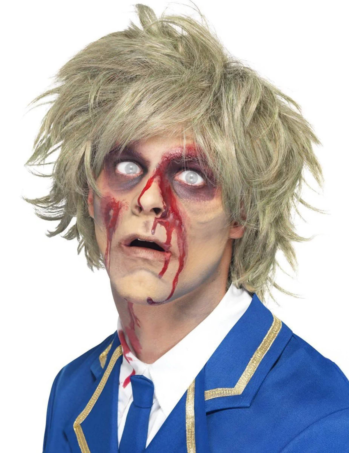 Kratka plava zombiji perika za muškarac