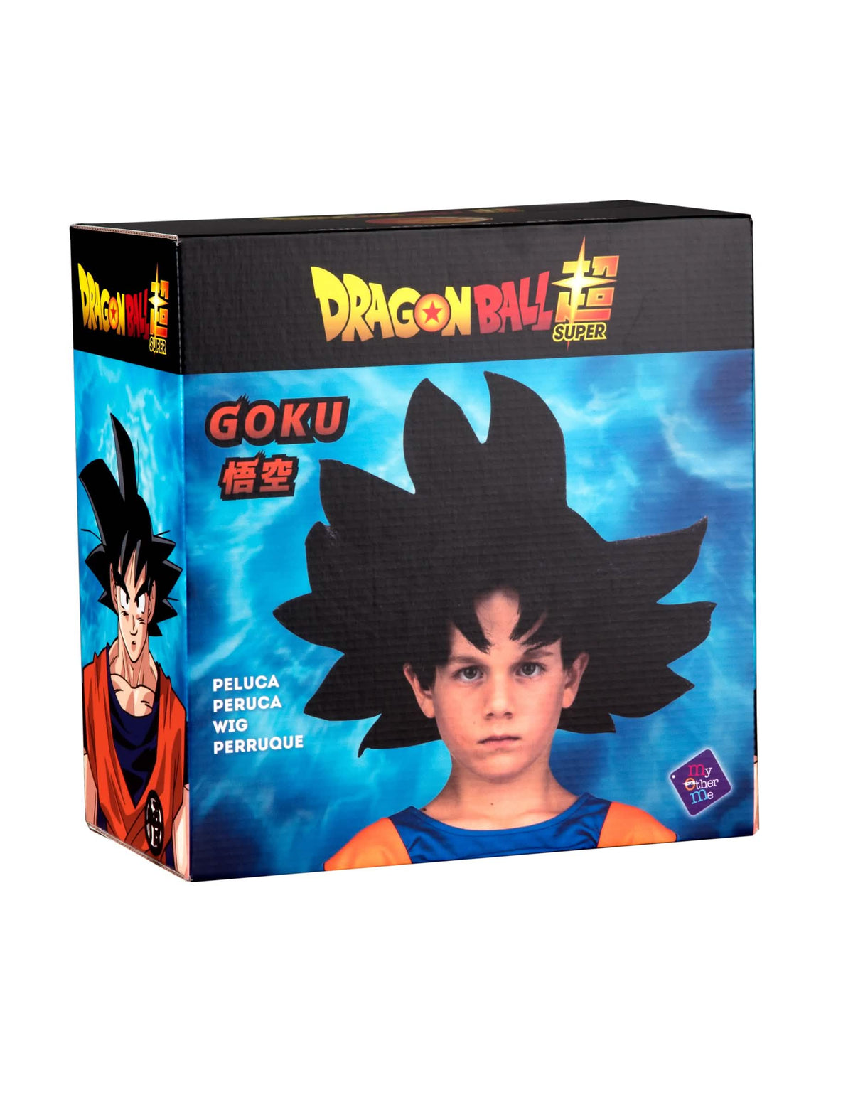 Pogled na kutiju za pakiranje Goku Dragon Ball™ perike