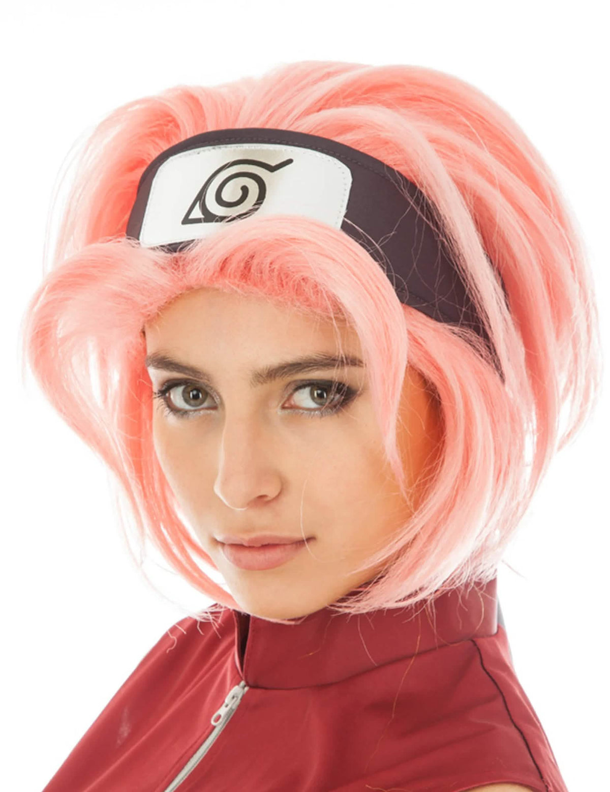 Perika Haruno Naruto™ za odrasli roza s čelom trakom