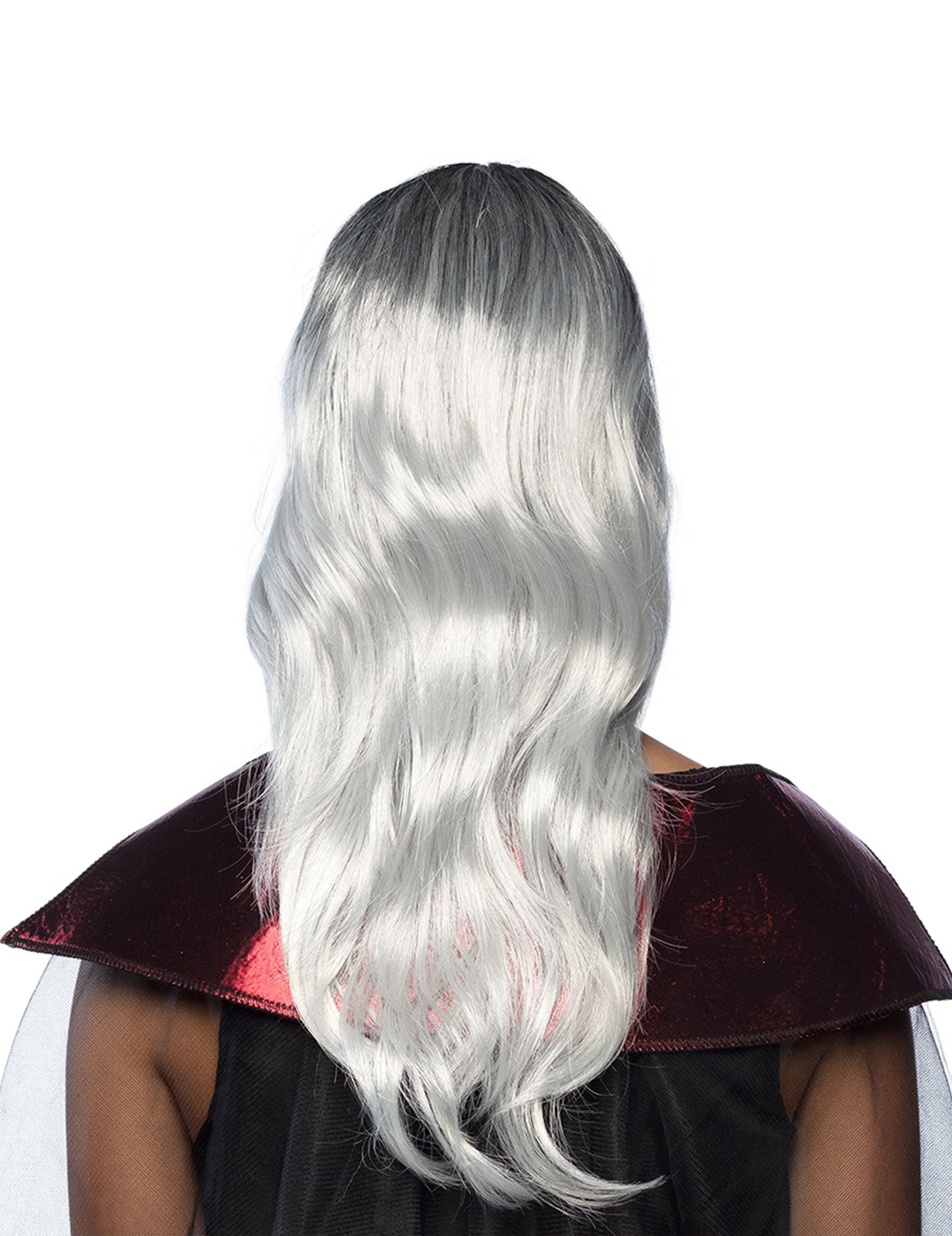 Duga bijela i siva perika Halloween odrasla osoba