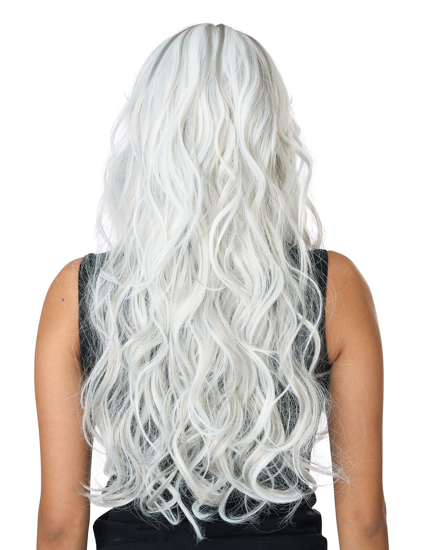 Duga bijela dama perika žena