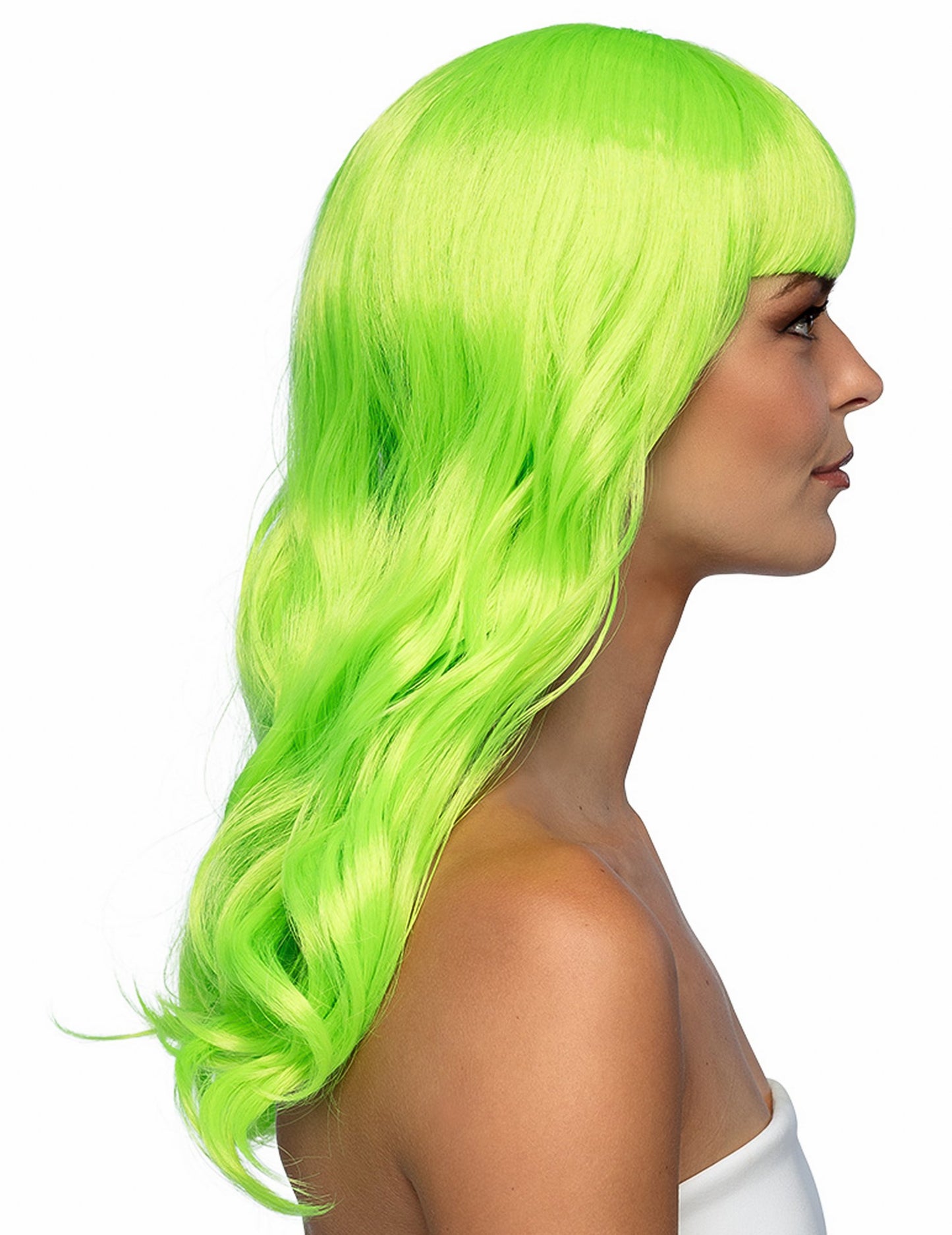 Fluo fluo žena dugačka perika