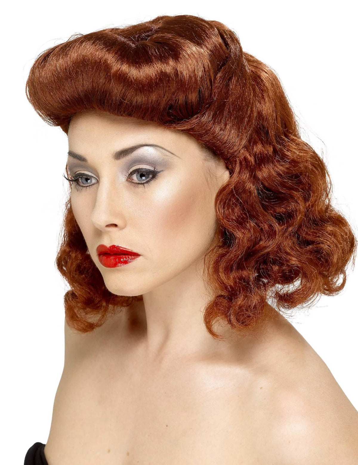 Bočni pogled na pin up periku