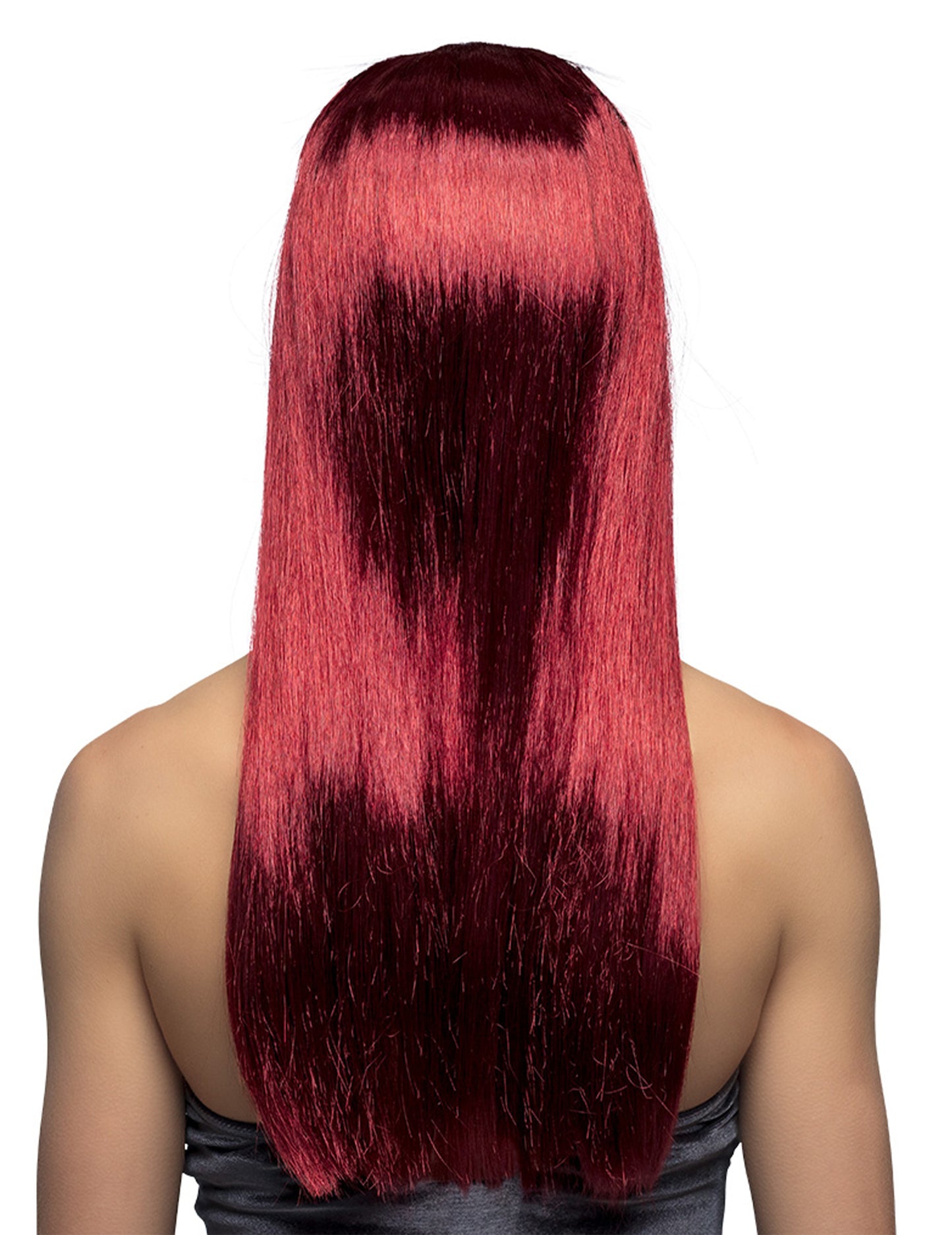 Ženska duga ljubičasta vampirska perika