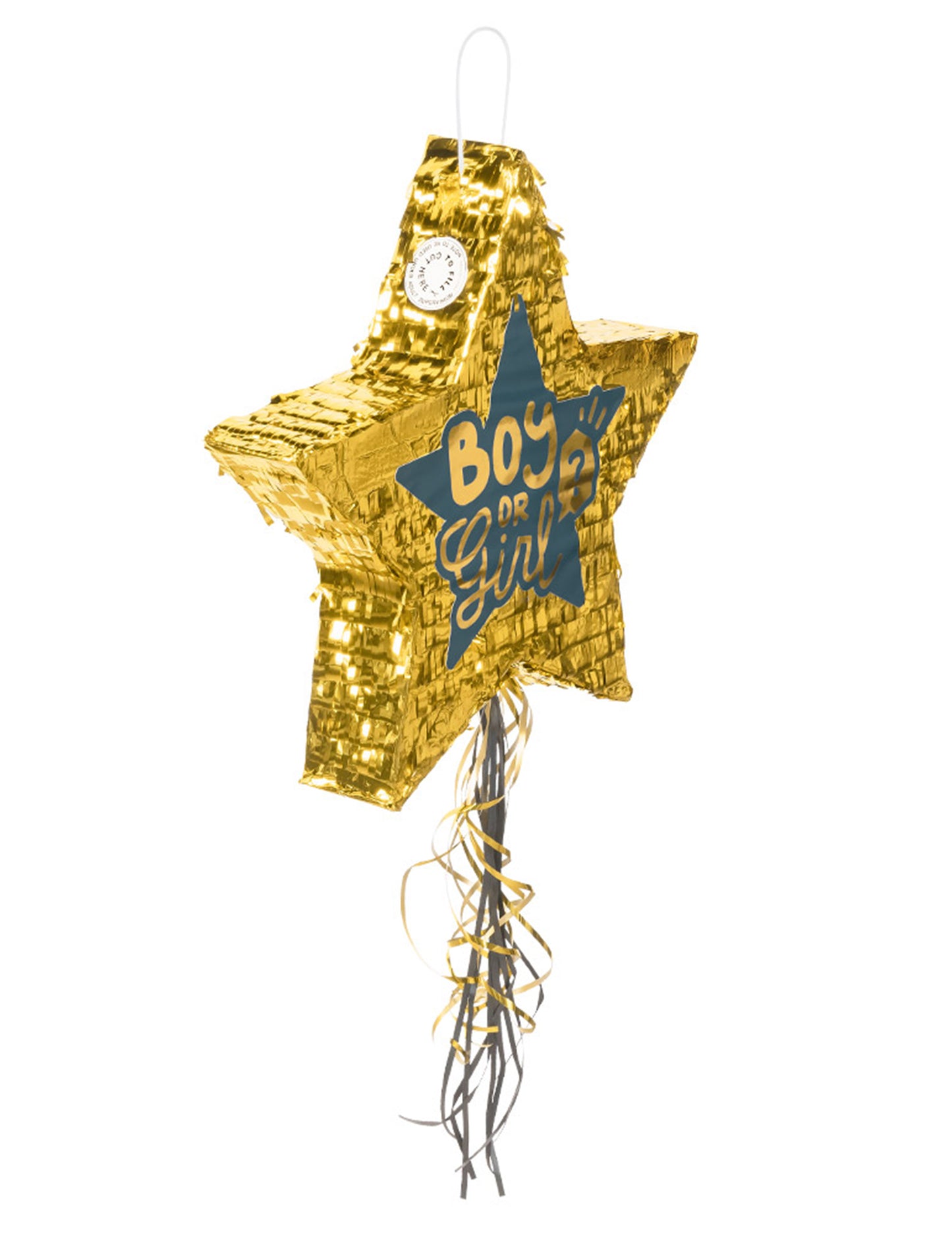 Piñata za pucanje zvijezde dječaka ili djevojčice 44 cm