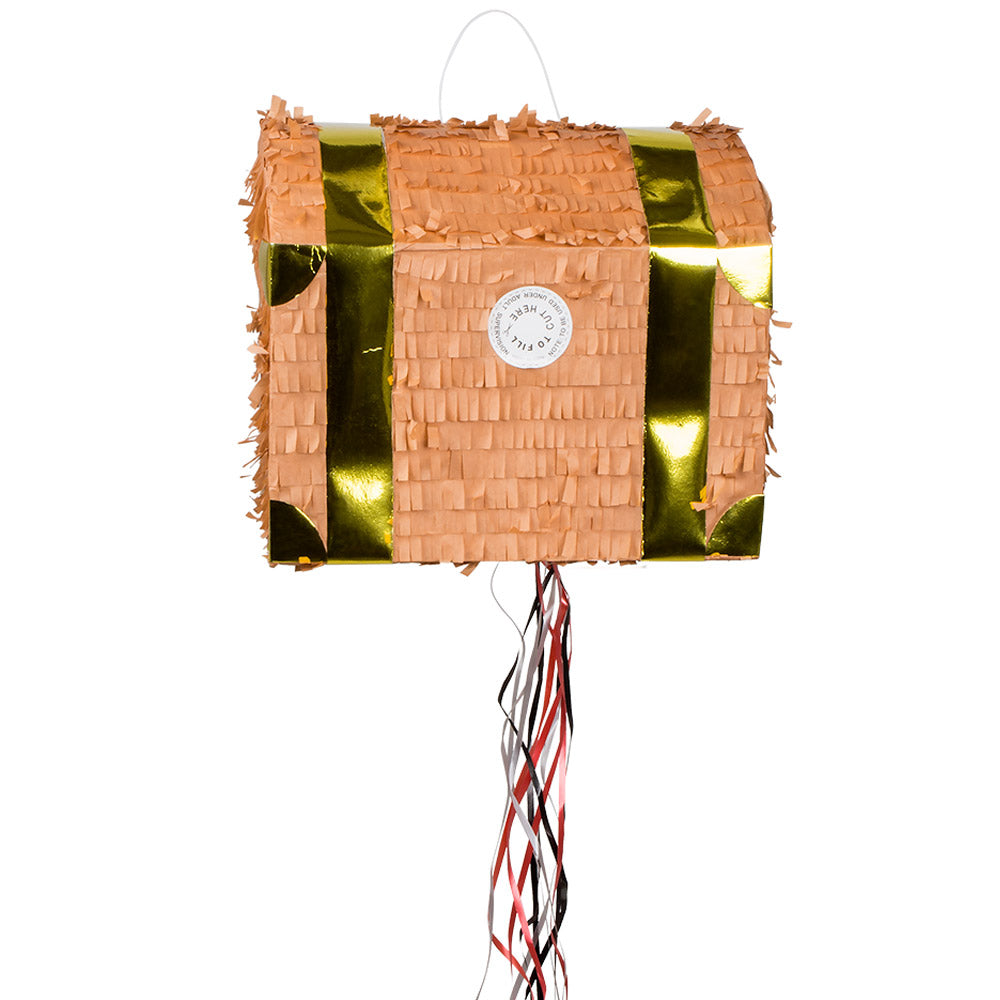 Piñata Piratska škrinja s blagom 30 x 32 x 22 cm