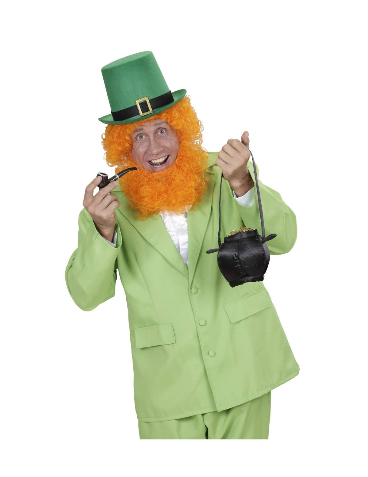 Scena s kostimom irskog leprechauna s lulom