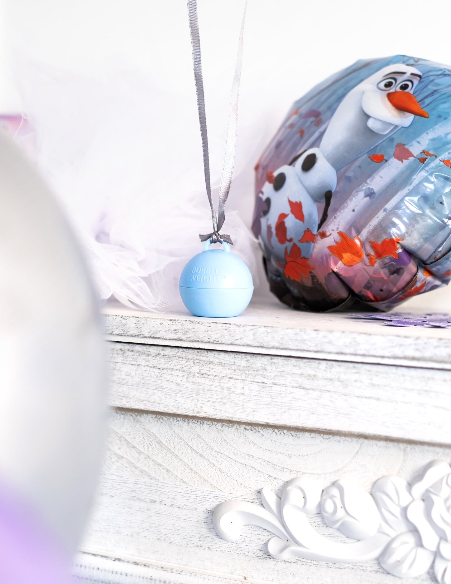 Utezi za balone na helij svijetloplave boje 35 g za dekoraciju