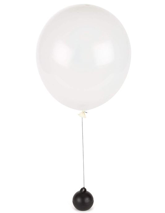 Mise en situation du poids pour ballon hélium pour décoration
