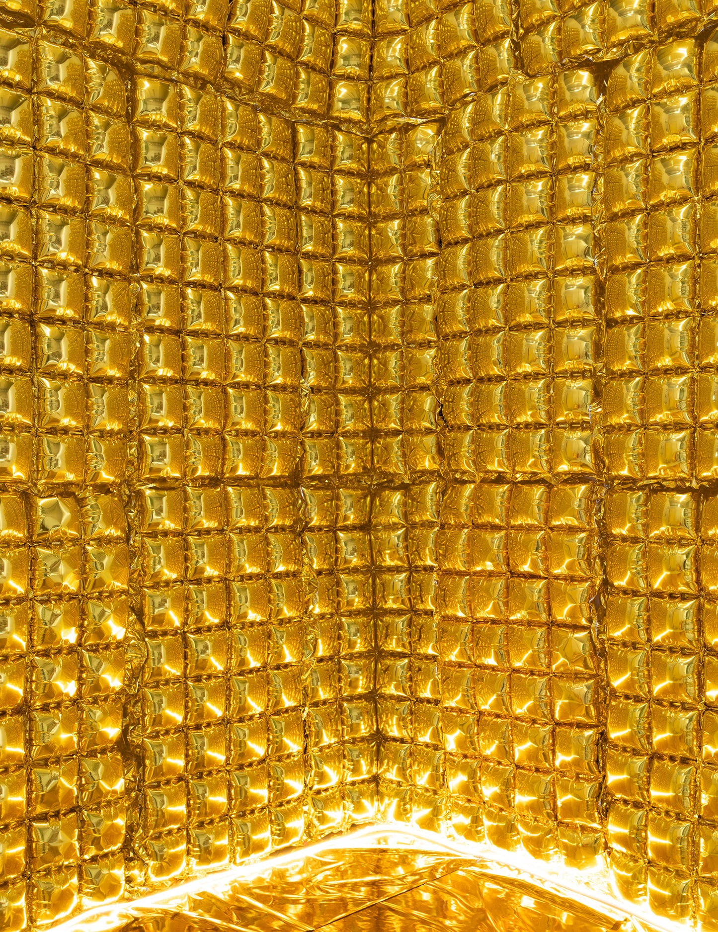 Zlatna balon zavjesa 55 x 110 cm