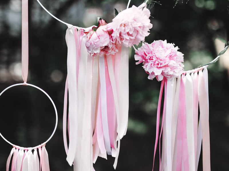 Krema satenska vrpca 0,6 cm x 25m