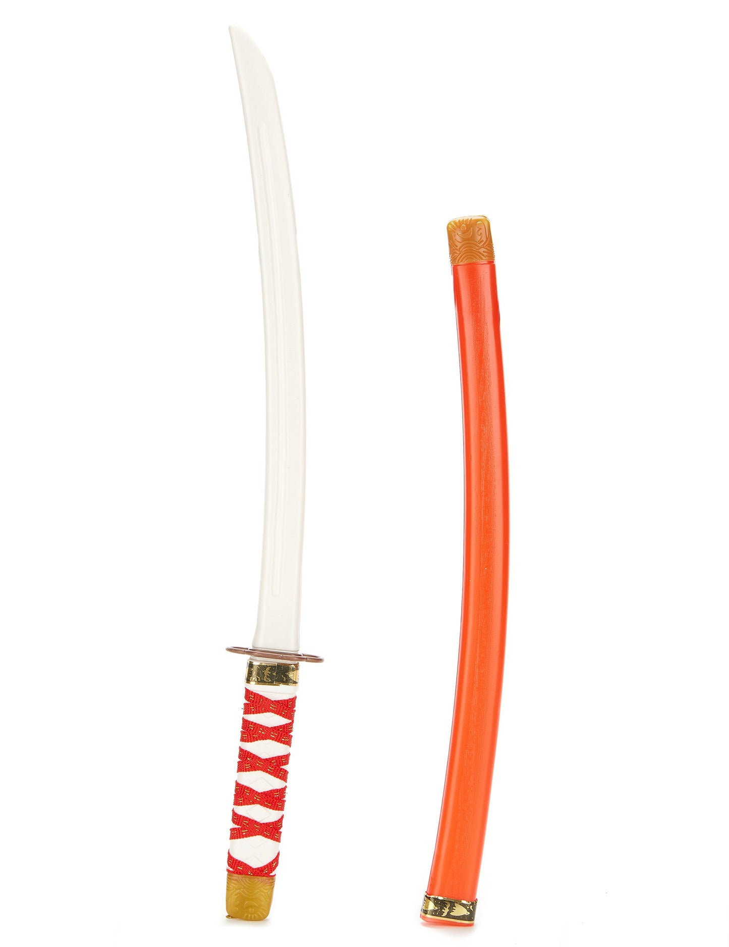 Ninja sablja u crvenoj plastičnoj djetetu