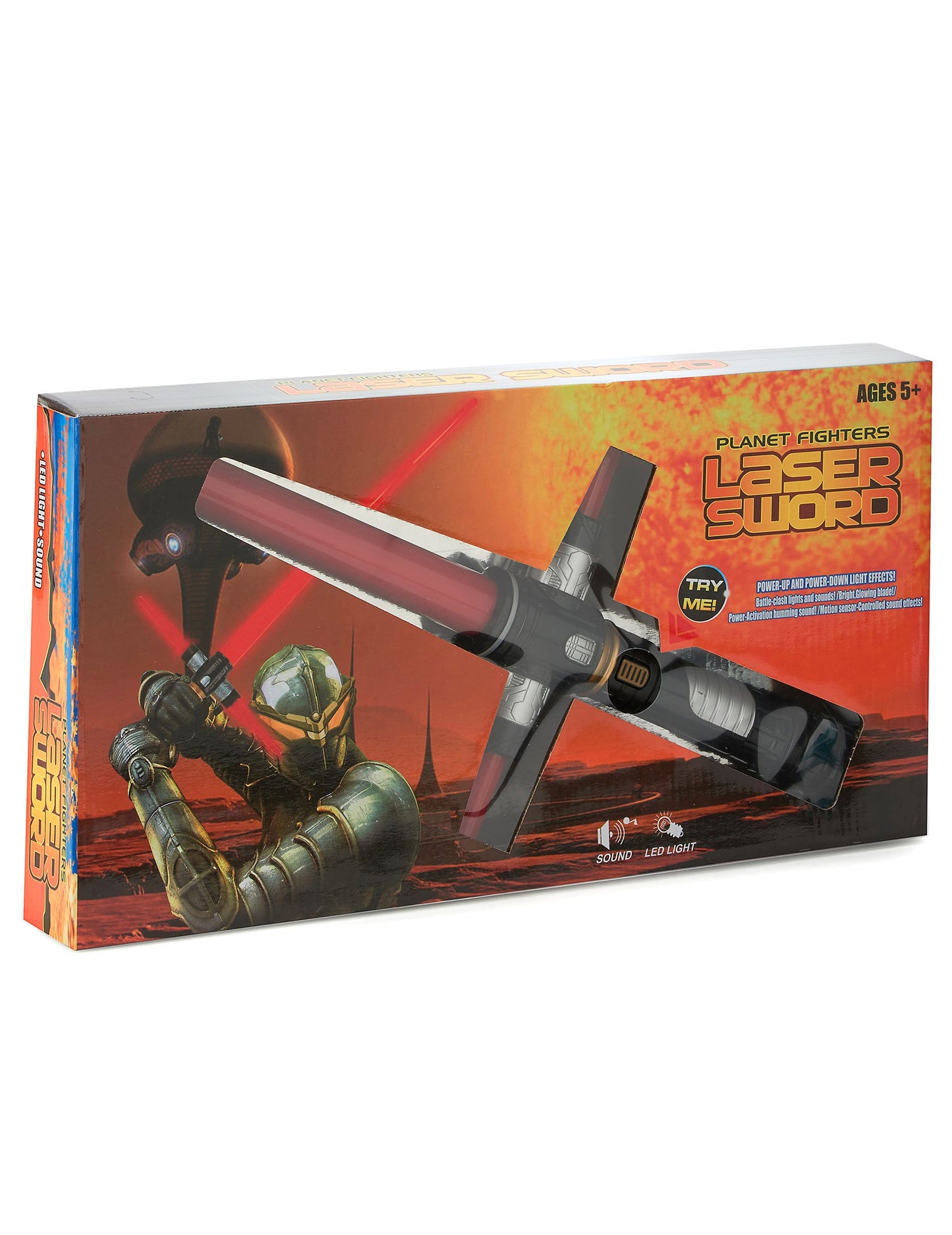 Svjetlosni i zvučni sabrij u plastici 81 cm