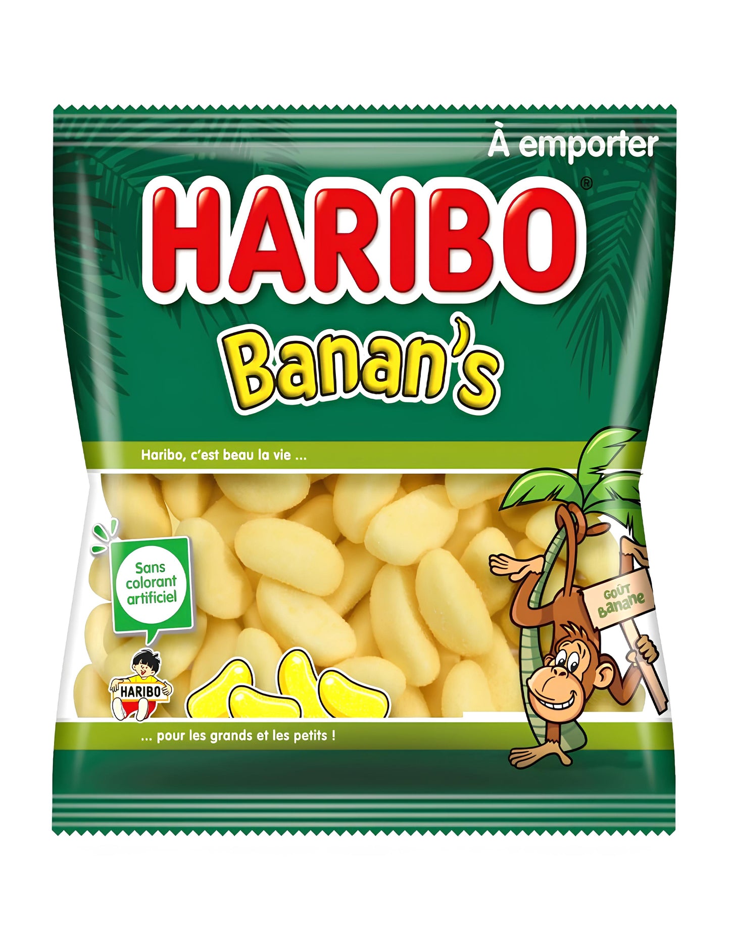 Haribo 120 g banana bombon