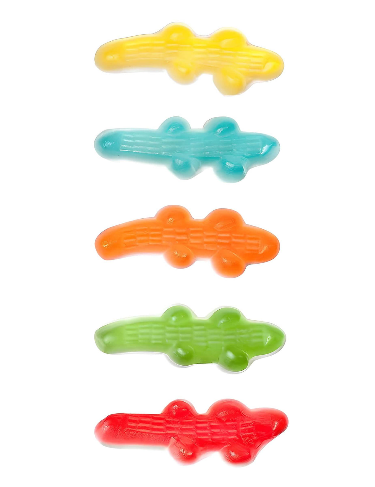 Krupni plan različitih boje vrećice bomboni Haribo Croco