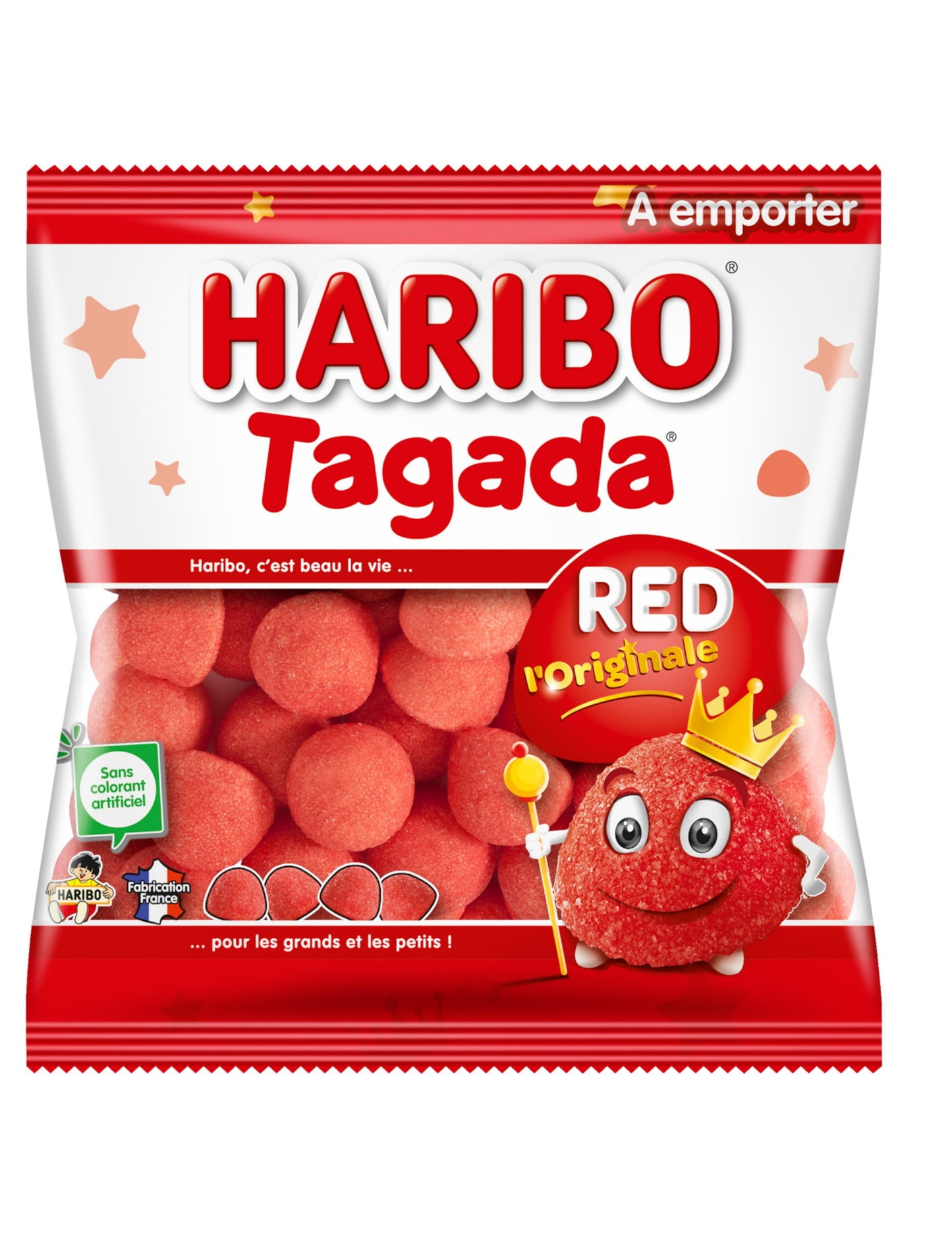 Vreća haribo jagoda tagada slatkiši - 120 gr