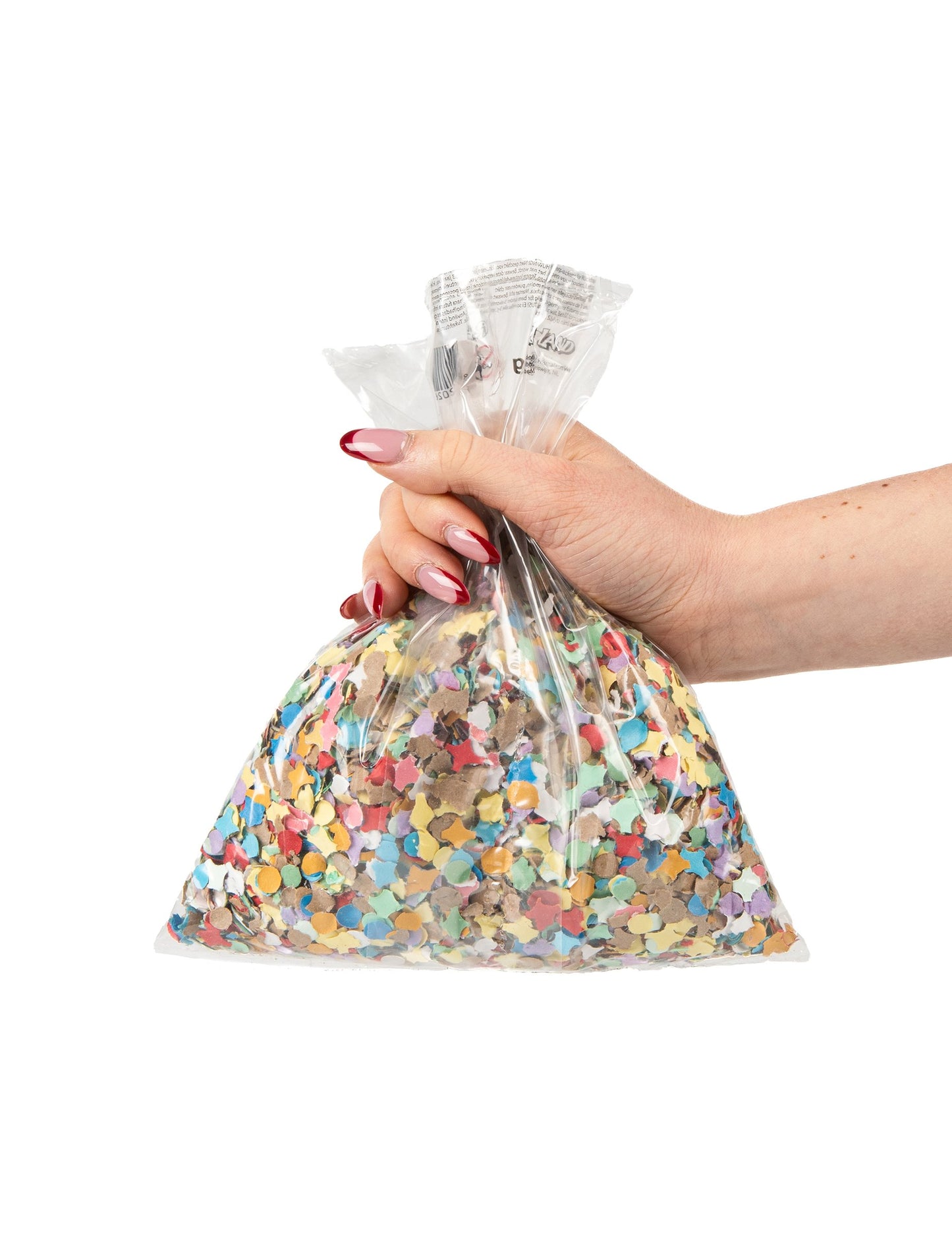 Višebojna konfetti torba 100 grama