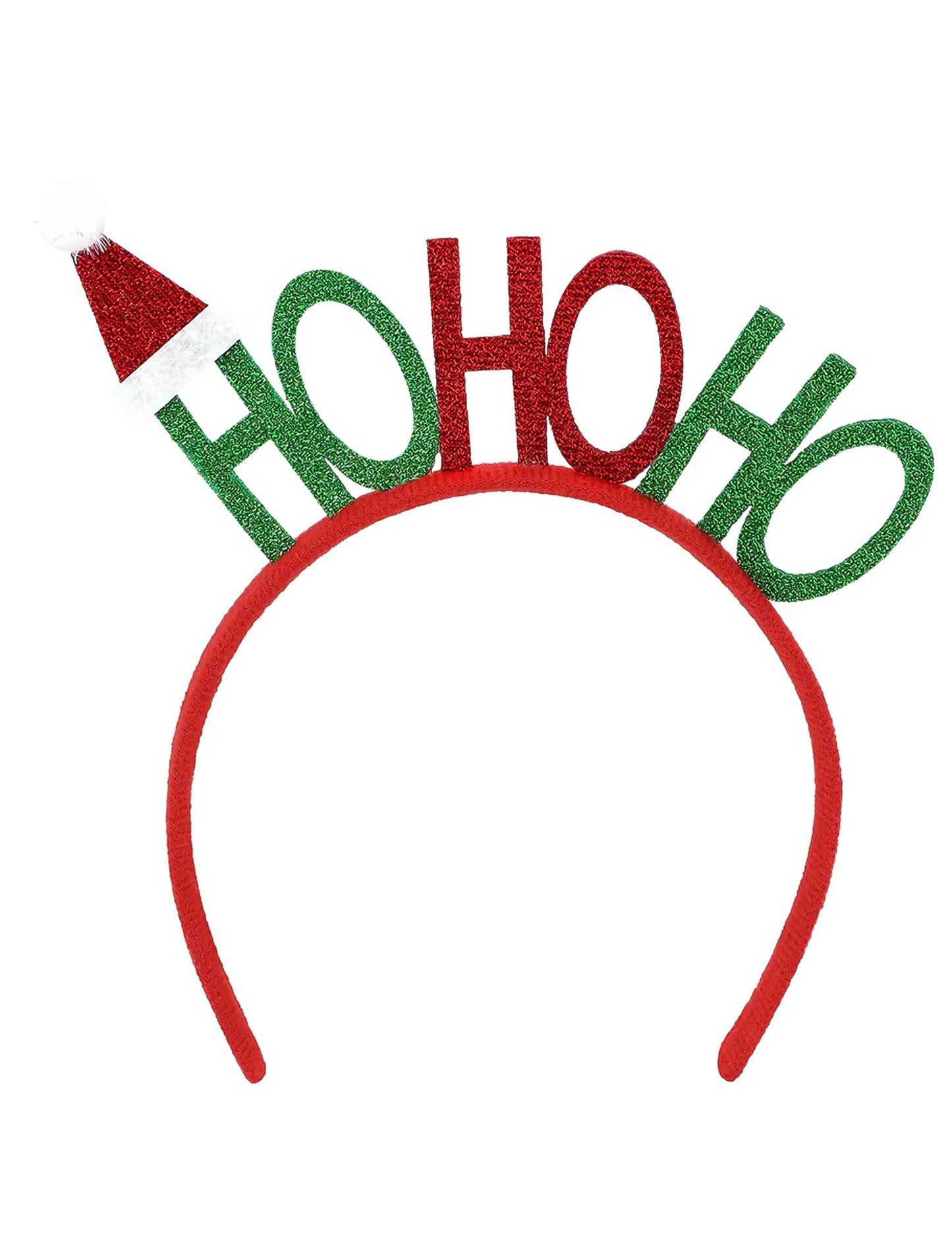 Božićna traka za glavu Ho Ho Ho za odrasle