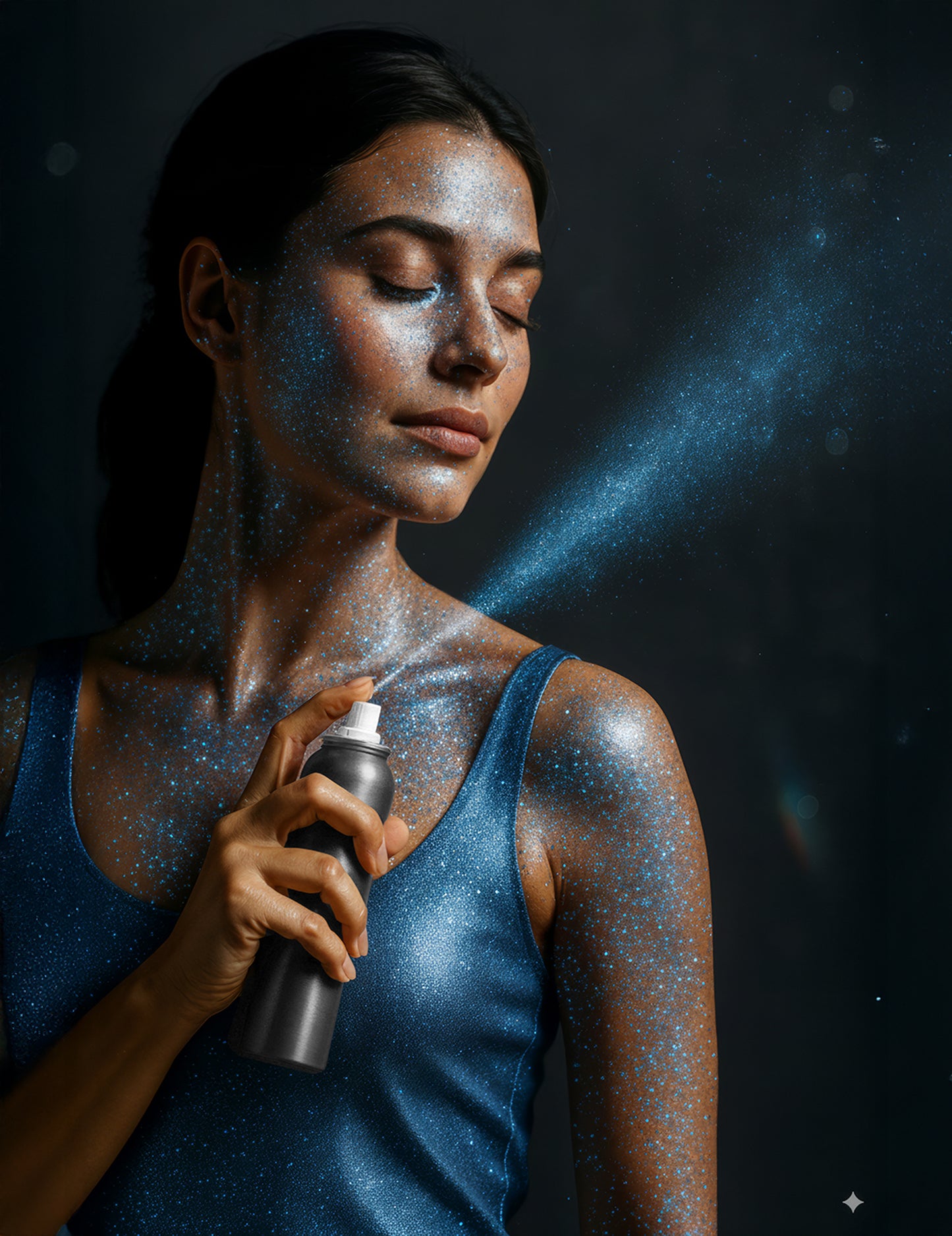 Plavi sjaj sprej za tijelo 75 ml