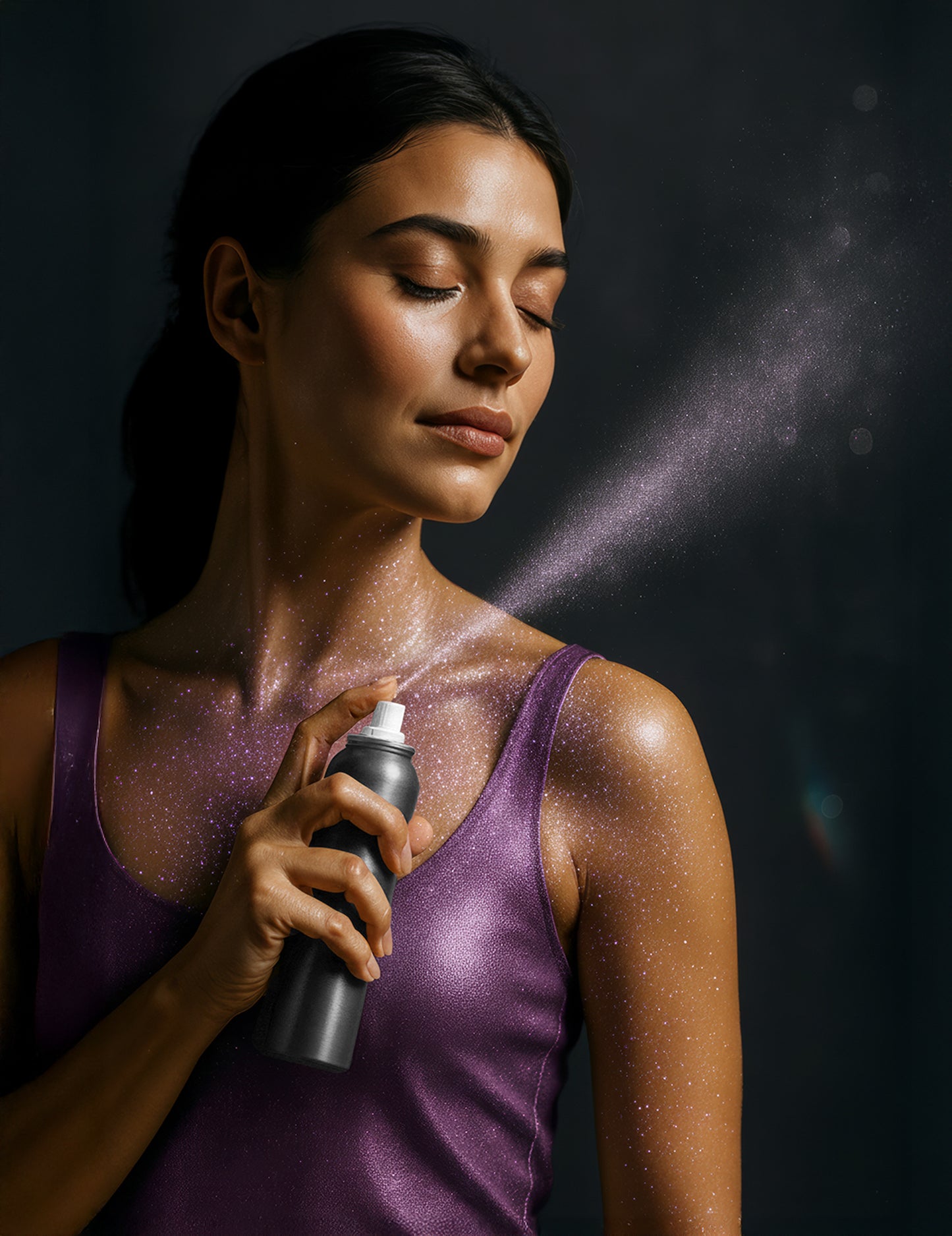 Ljubičastog sjaja za tijelo sprej 75 ml