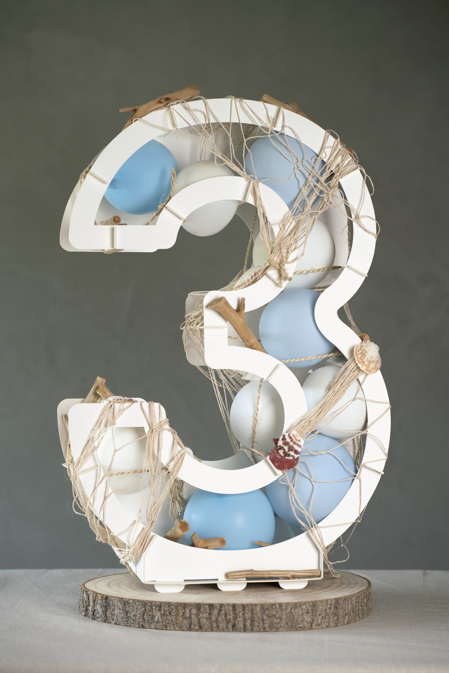 Struktura bijele slike za balone od 64 cm