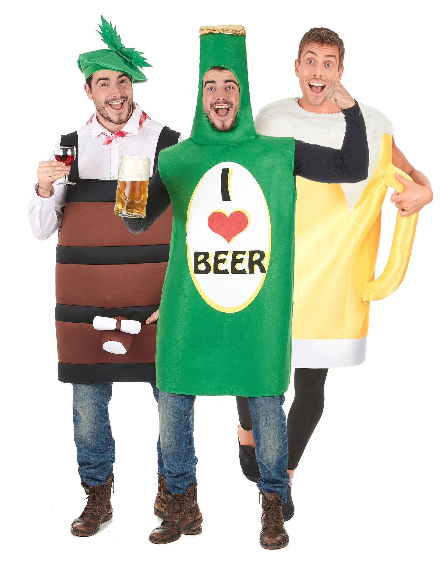 Grupna kostim za odrasle pivo i vino