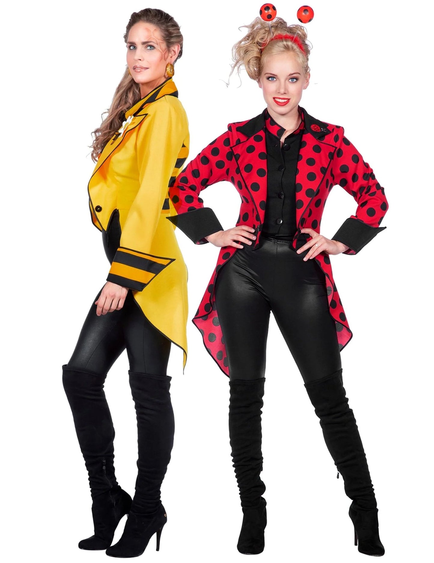 Déguisement de couple Veste coccinelle et abeille adulte