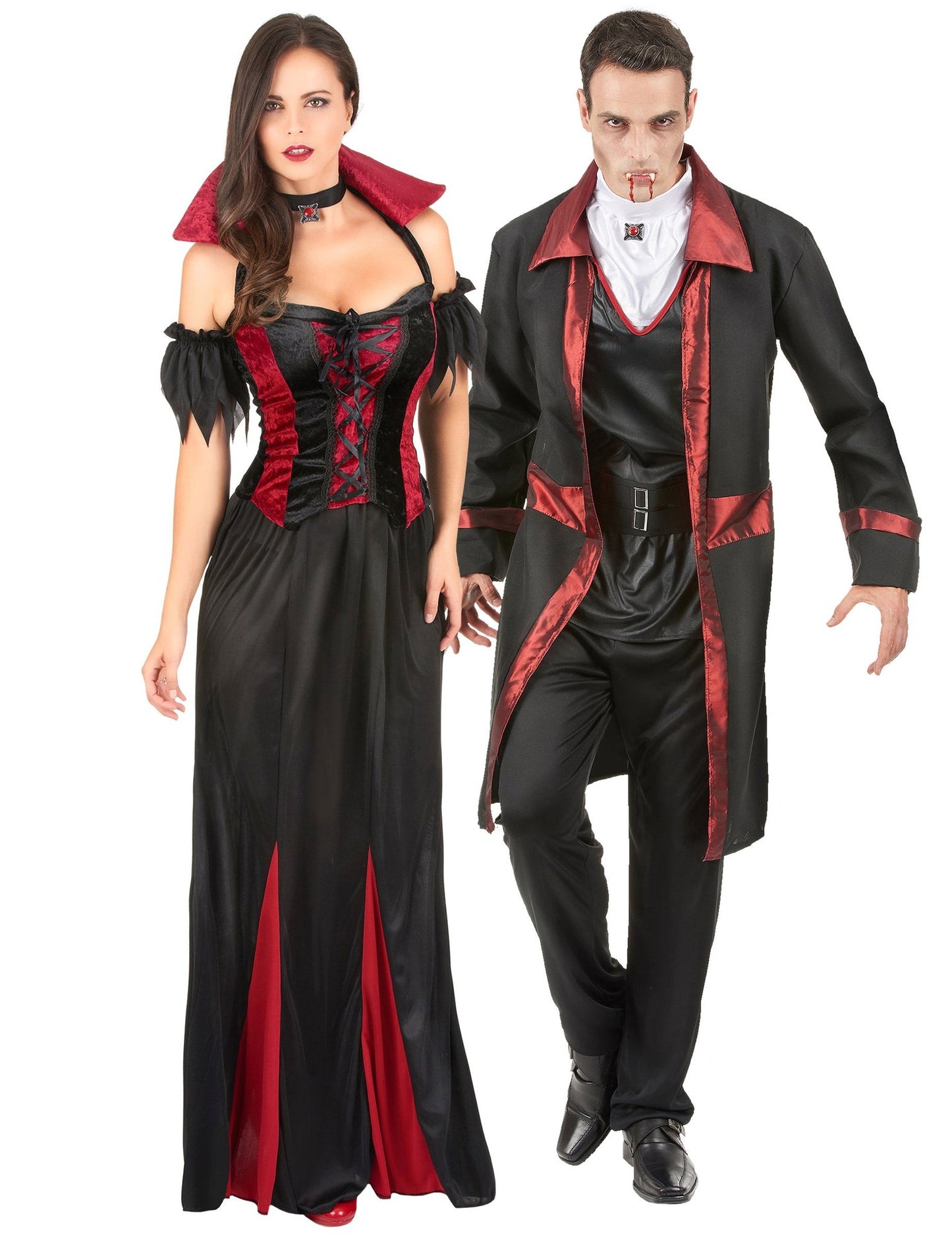 Elegantni vampirski kostim za par za Noć vještica, odrasli