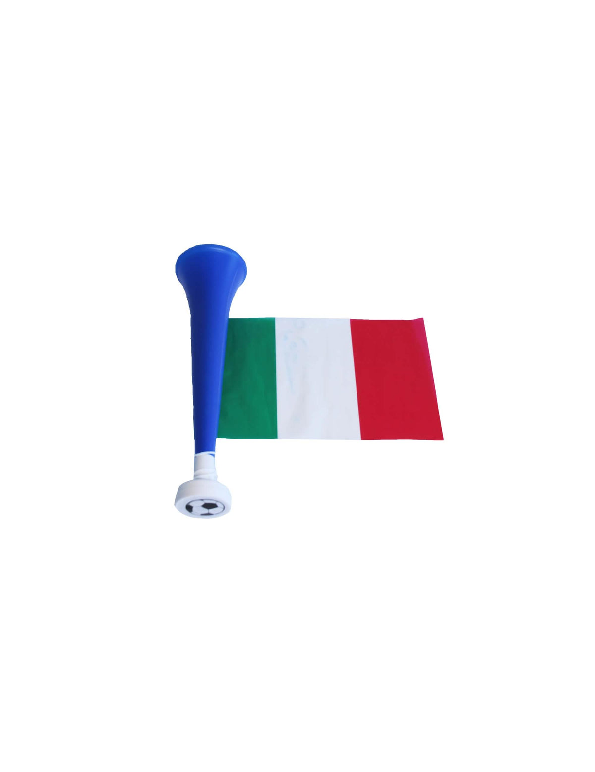 Truba za nogomet, zastava italija za navijač, plava
